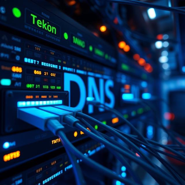 Showing busy networking for a DNS server