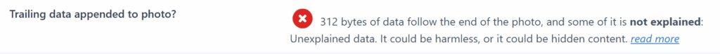 Report of Samsung after zip image