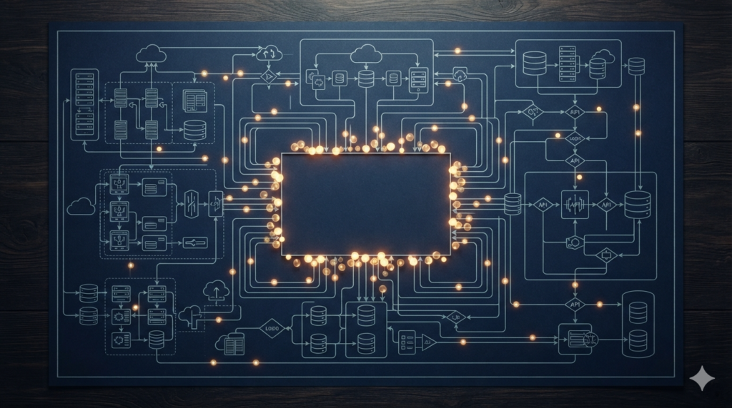 Software engineering blueprint that is all revolving around a black box component